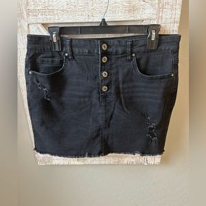 True Craft black denim shirt